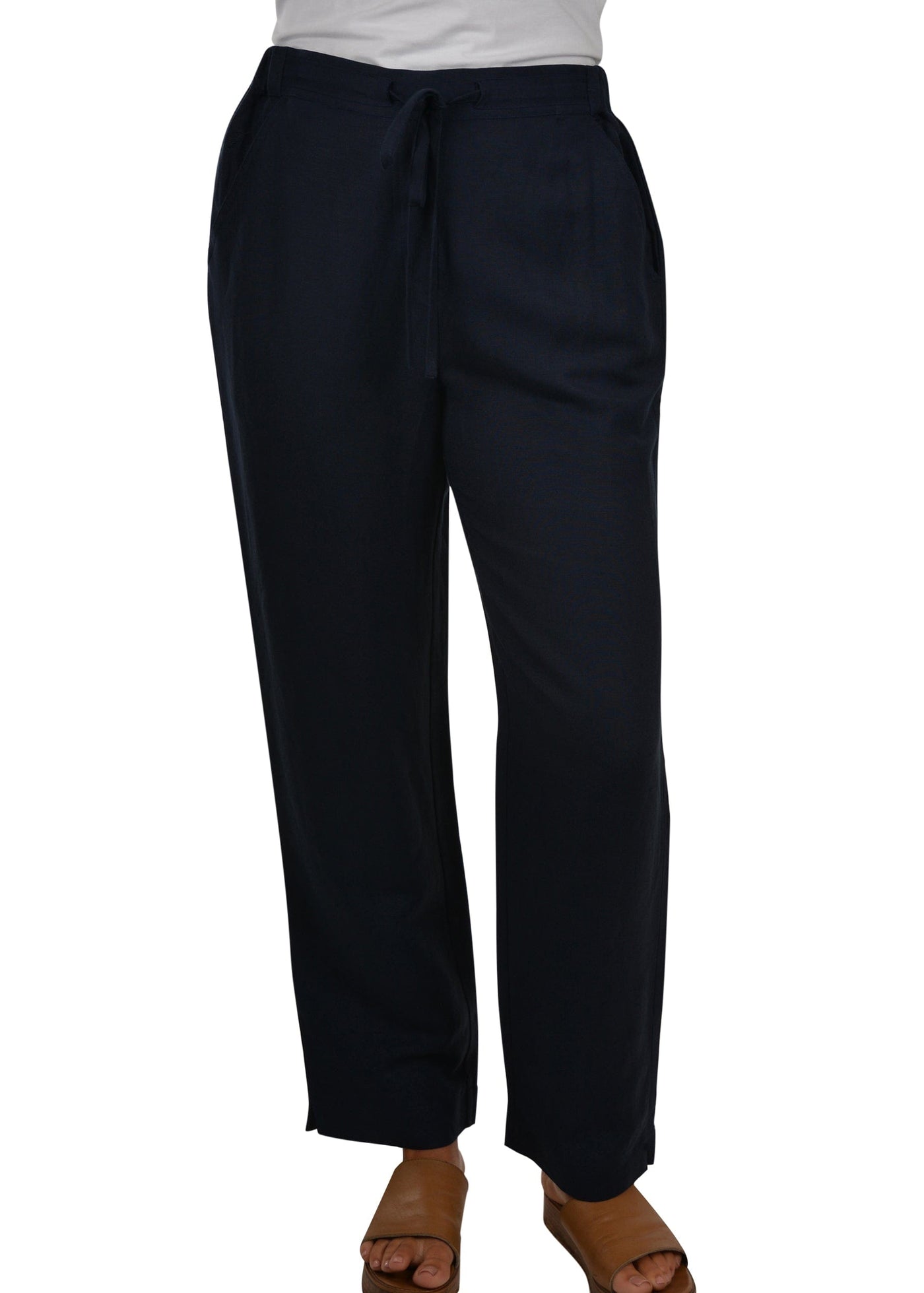 THOMAS COOK BOOTS AND CLOTHING PANTS T1S2271060 Shay Drawcord Pant | Dark Navy