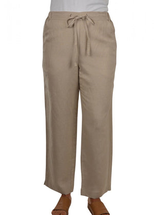 THOMAS COOK BOOTS AND CLOTHING PANTS T1S2271060 Womens Shay Drawcord Pants | Taupe