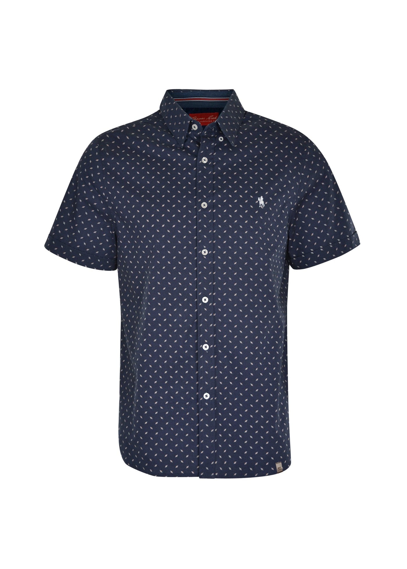THOMAS COOK BOOTS AND CLOTHING SHIRT T0S1121002 Allumba Tailored Short Sleeve | Navy