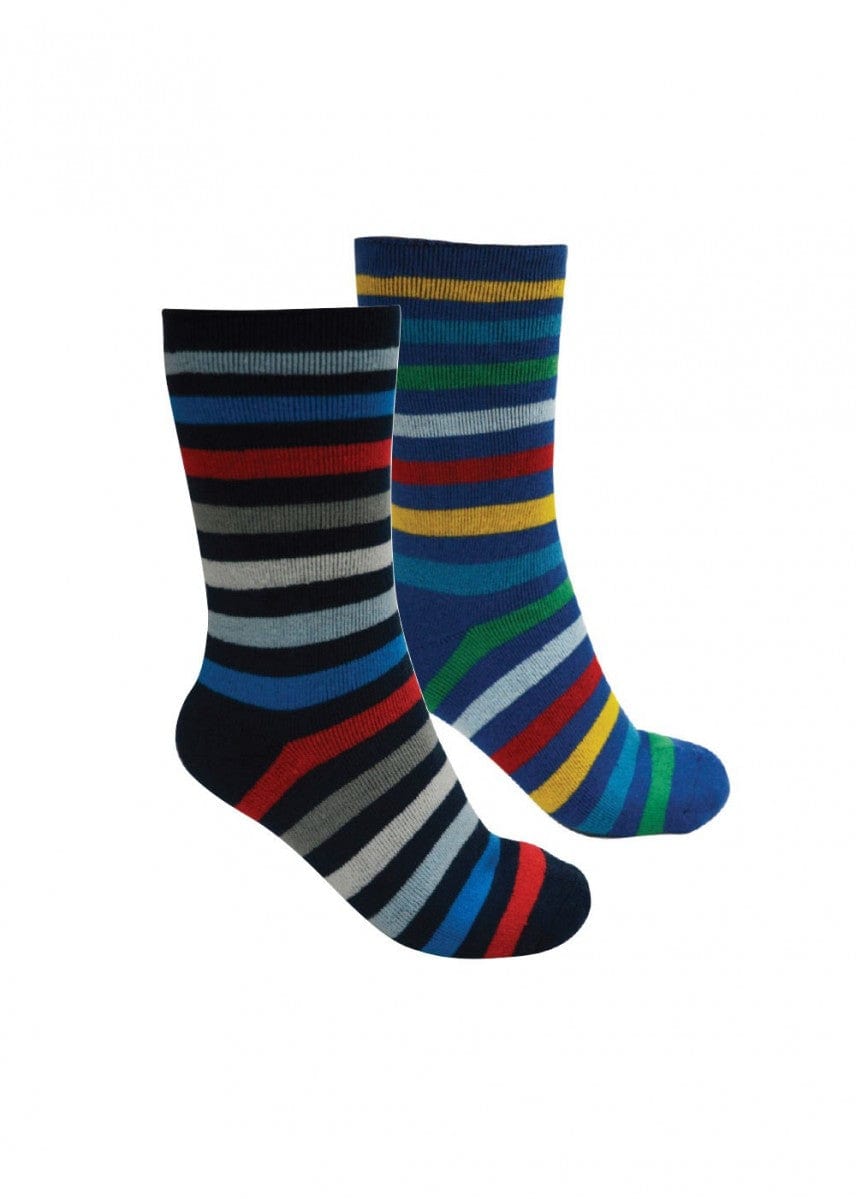THOMAS COOK BOOTS AND CLOTHING SOCKS BLUE/DARK NAVY / 2-7 TCP1992SOC Thermal Socks 2-Pack | Multiple Colours