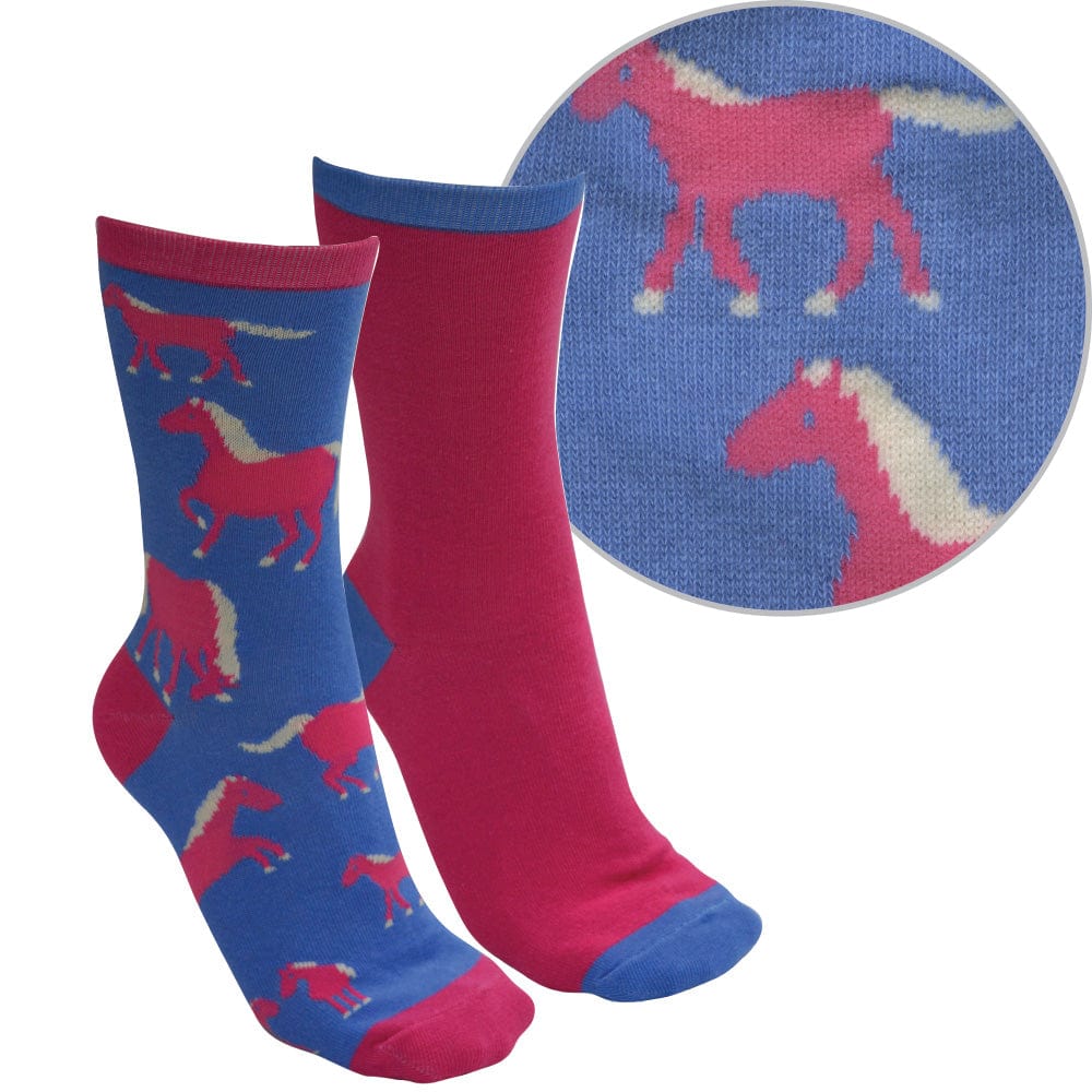 THOMAS COOK BOOTS AND CLOTHING SOCKS TCP7908SOC Kids Farmyard Socks | Twin Pack