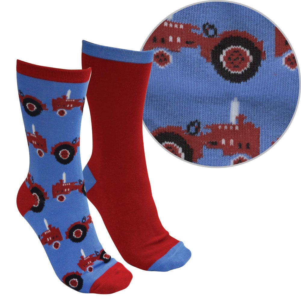 THOMAS COOK BOOTS AND CLOTHING SOCKS TCP7908SOC Kids Farmyard Socks | Twin Pack