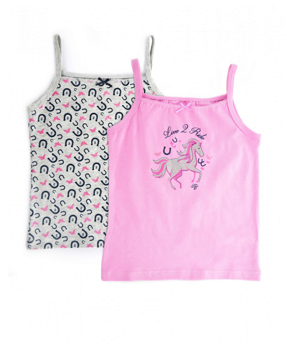 T0S5914098 Girls Singlet | Twin Pack
