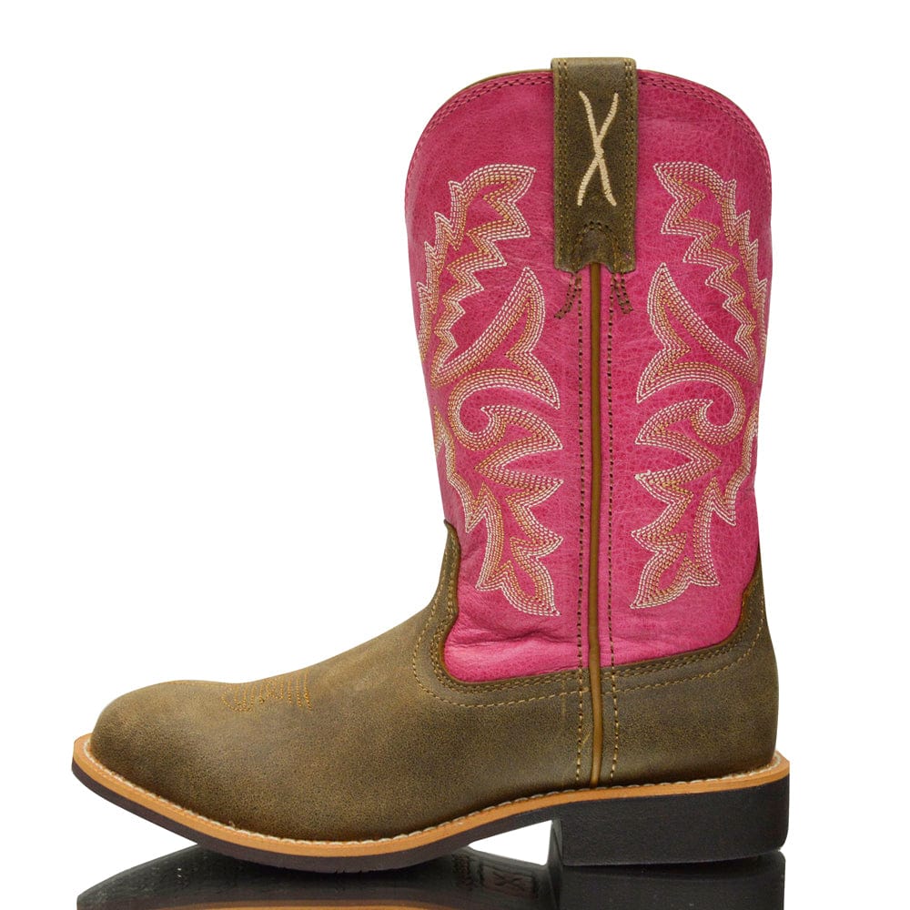 TWISTED X BOOTS TCTH0011 Cowkids Tophand Boot | Pink