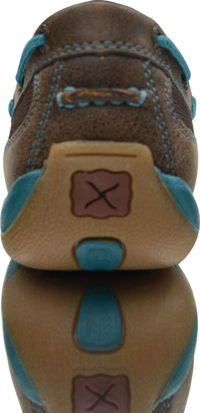TWISTED X MOCS TCWDMS005 Women’s Casual Driving Mocs Slip On | Turquoise