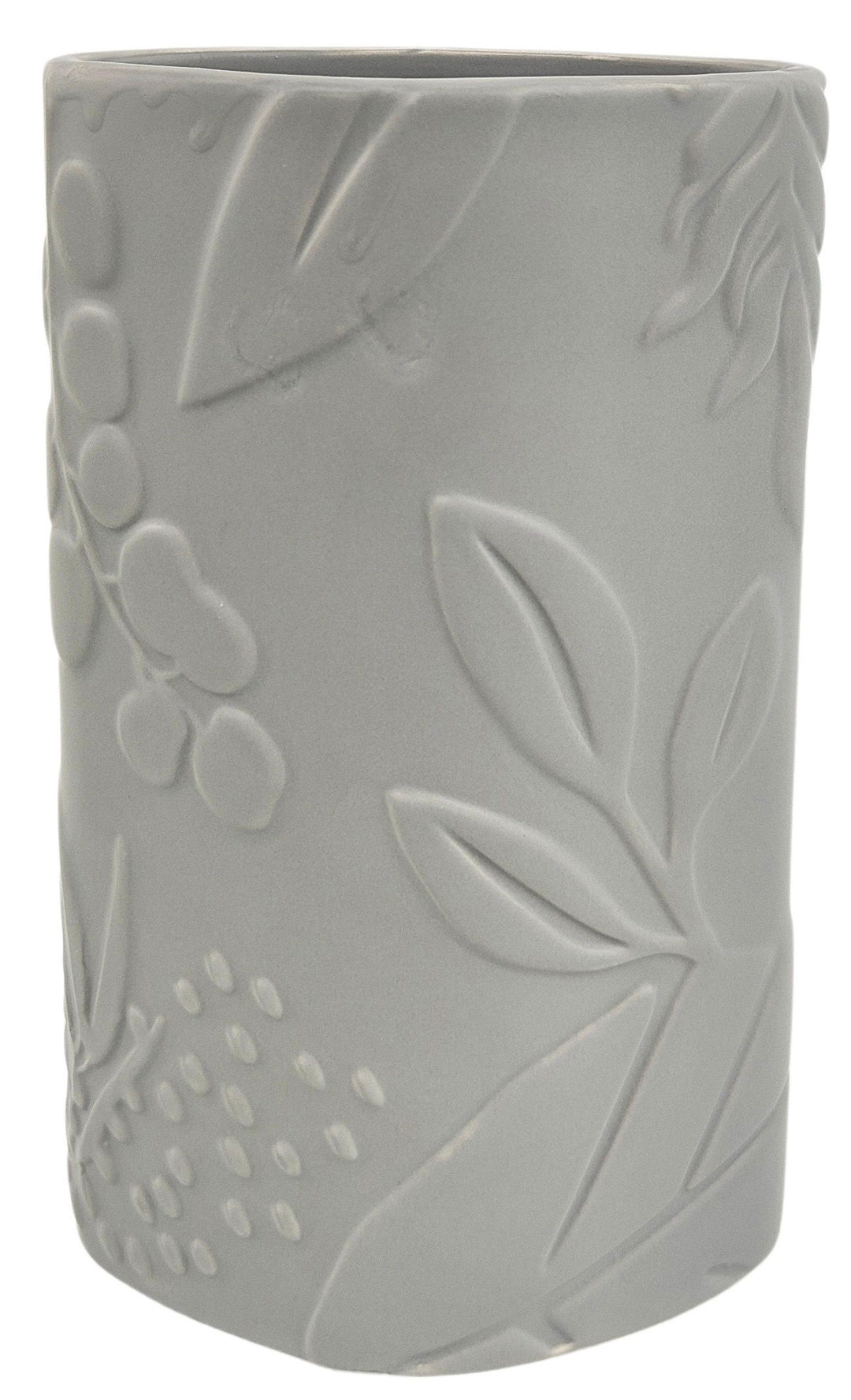 UG102695 Caprice Foliage Vase | Smoke