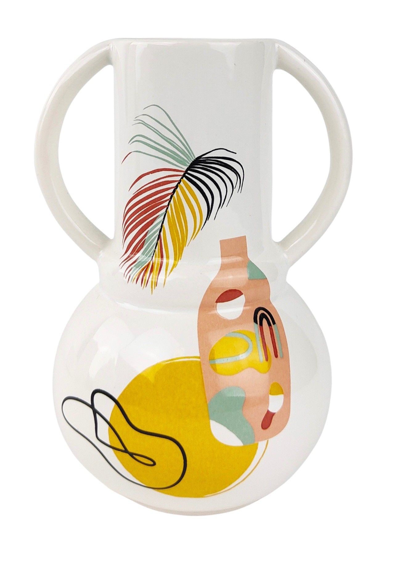 UG103384 Bronte Vase | Pink & Green