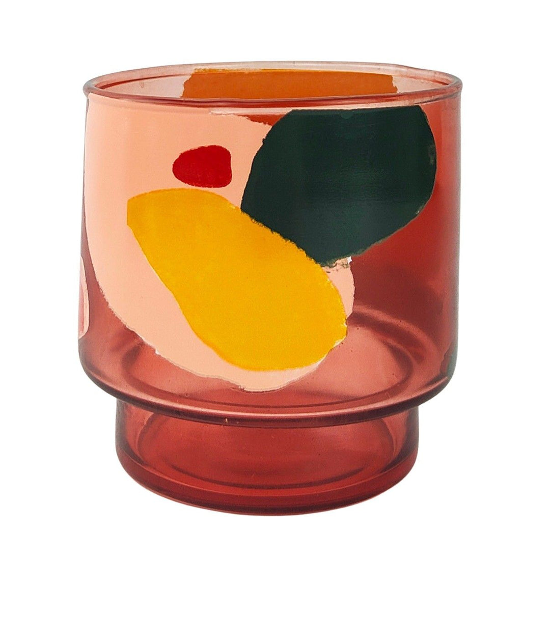 UH067399 Selena Abstract Glass Vase | Pink
